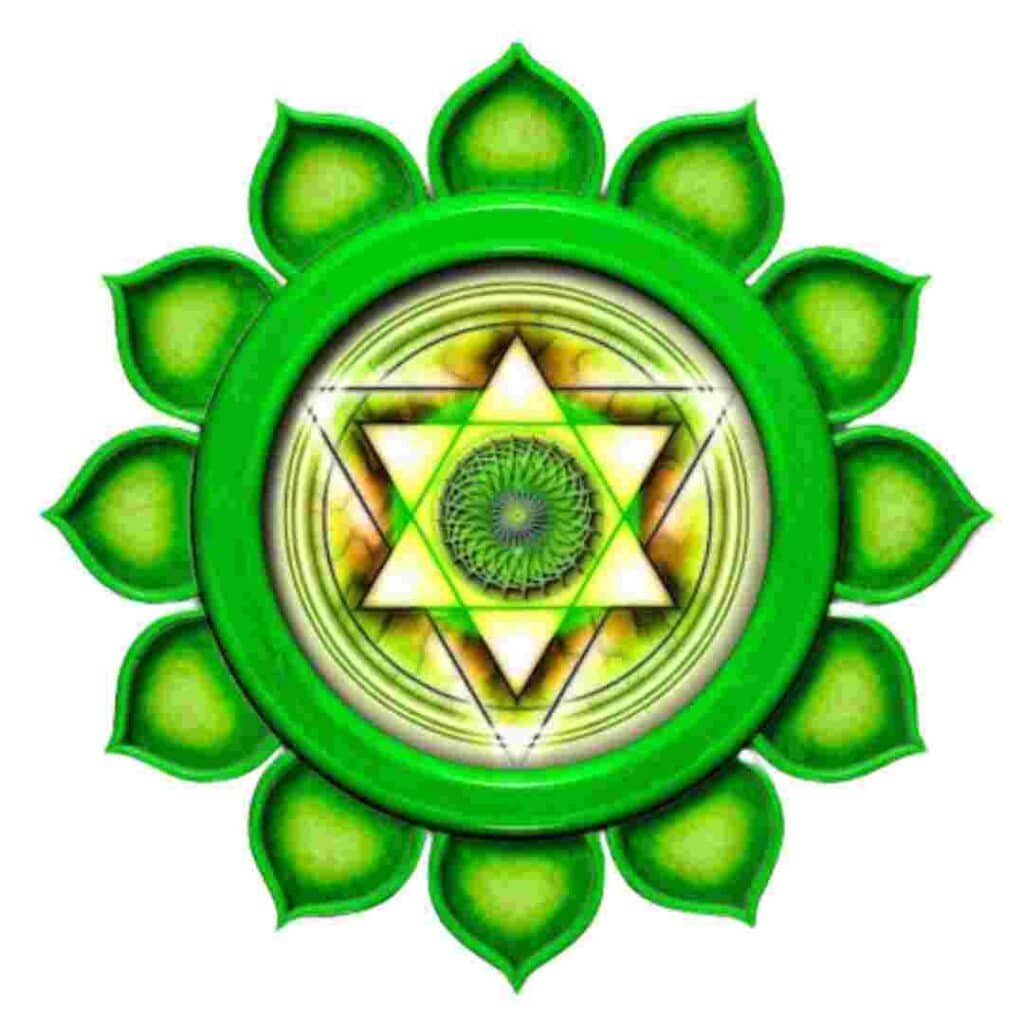 Imagem do chakra cardíaco / Anahata.